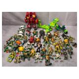 Lg Lot Teenage Mutant Ninja Turtles W/Vehicles +
