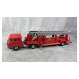S.F.D Tin Litho Fire Truck