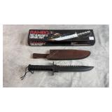 Rambo First Blood Part II Survival Knife In Box