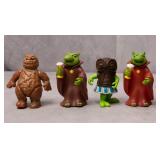 4pc Teddy Ruxpin Character Figures
