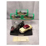2pc Franklin Mint Die Cast Vehicles W/Hess Trucks