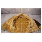 XOXO Shearling Leather Coat Size S
