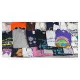 25pc Vtg-Mod Graphic Shirts & Related