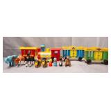 Fisher Price Circus Train Set W/Figures & Animals