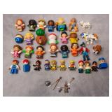 33pc Assrtd Mini Figs W/Playmobil & Accessories