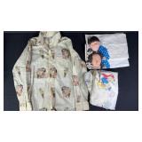 Vintage Three Stooges Button Down & Bedding+