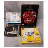4pc Lego Sets W/NY & Singapore