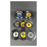 Vintage 45mm Vinyl Records w/ The Beatles