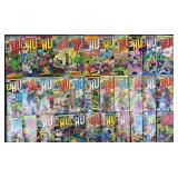 33pc Incredible Hulk #175-222 Marvel Comic Books