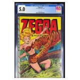 CGC 5.0 Zegra #4 1949 Fox Features Comic Book