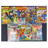 7pc Avengers #90-96 Marvel Comic Books