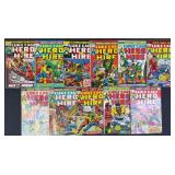 11pc Hero For Hire #3-16 1972 Marvel Comic Books