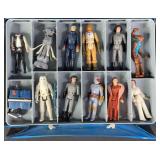 12pc 1977-80 Star Wars Action Figures w/ Case