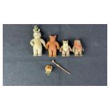 1983 Star Wars ROTJ Ewok Action Figures