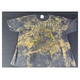 2010 Disturbed Samurai Graphic Bleach Dye Shirt