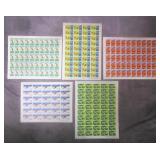 1974-1976 Format International Bhutan Stamp Sheets