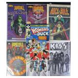 7pc Rock & Roll Comic Books w/ Howard The Duck #13