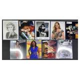 9pc Signed Woman Actress Signed Photographs