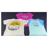 3pc Vtg-Mod Graphic Music Tee Shirts w/ Van Halen