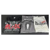 Vtg-2000s Rock Graphic Tee Shirts w/ ACDC