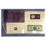 1976-1994 Thomas Jefferson Coinage & Currency Set