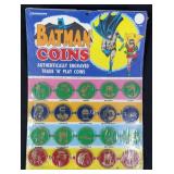 Sealed 1966 Transogram Batman Coins