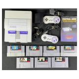 Nintendo SNES Console w/ Video Games