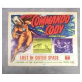 1953 Commando Cody Movie Title Lobby Card