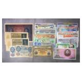 47pc 1914-2022 Foreign Banknote/Currency Lot
