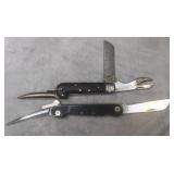 2pc Riggin Marlin Spike Sailorï¿½s Folding Knives