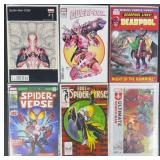 6pc Key / Variant Marvel Comic Books