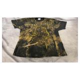 2010 Disturbed Samurai Graphic Bleach Dye Shirt