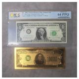 1963 PCGS $1 Federal Reserve Note Kansas City
