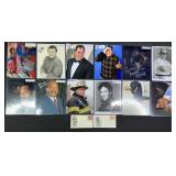 14pc Signed Celebrity Photographs w/ COAs+
