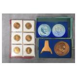 1960ï¿½s US Presidents Coin Set & 1969 Nixon Medal