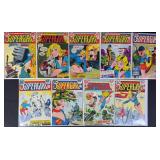 9pc Supergirl #1ï¿½10 1972 DC Comic Books