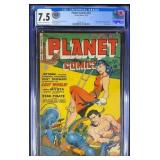 CGC 7.5 Planet Comics #62 1949 Fiction House Comic