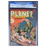 CGC 7.0 Planet Comics #26 1943 Fiction House Comic