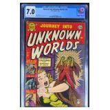 CGC 7.0 Journey Into Unknown Worlds #14 1952 Atlas