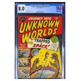 CGC 8.0 Journey Into Unknown Worlds #5 1951 Timely