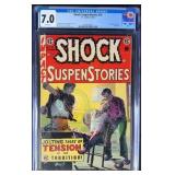 CGC 7.0 Shock SuspenStories #16 1954 EC Comic Book