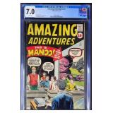 CGC 7.0 Amazing Adventures #2 1961 Atlas Comic