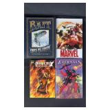 4pc Comic Book Hardcover Books