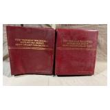 2pc Vtg Norman Rockwell Stamps Binders