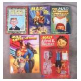 Mad Alfred E Neuman Figure & Trade Paperback Books