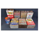 Vintage Tin Oil Cans