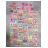 Assorted 1940's-1950's U.S. Canceled 3 Cent Stamps