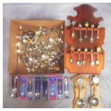 Assorted Vintage Pewter & S.P. Collectors Spoons