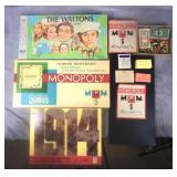 4pc 1930's-1970's Board Games Lot