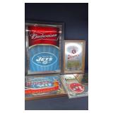 5pc Beer Advertising Mirrors
